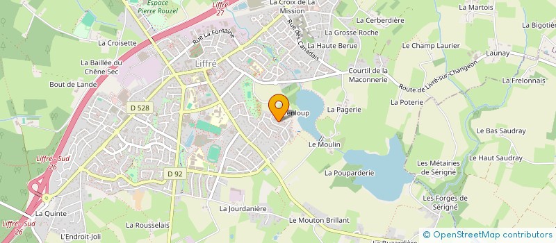 localisation de l'entreprise MONSIEUR ALA EDDINE BOUSSAA  LIFFRE