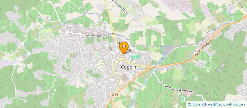 localisation de l'entreprise MONSIEUR ALA EDDINE BOUTERFES  COGOLIN