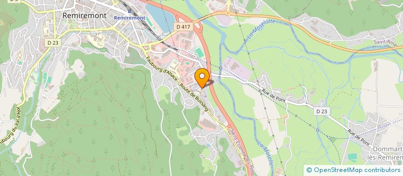 localisation de l'entreprise MONSIEUR ALA EDINE BARAKA  REMIREMONT