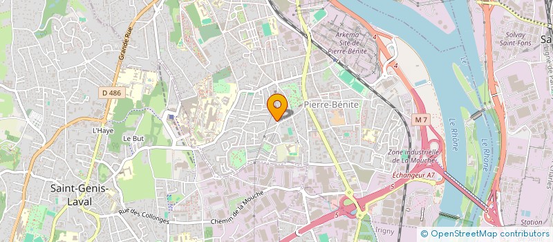 localisation de l'entreprise MONSIEUR ALA KHOJA  OULLINS-PIERRE-BENITE