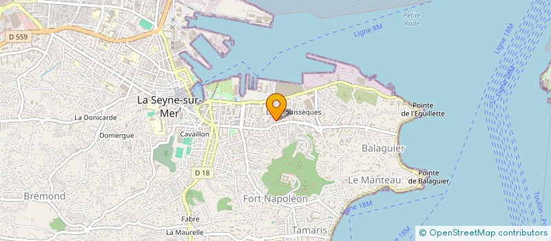 localisation de l'entreprise MONSIEUR ALA KTITI à LA SEYNE-SUR-MER