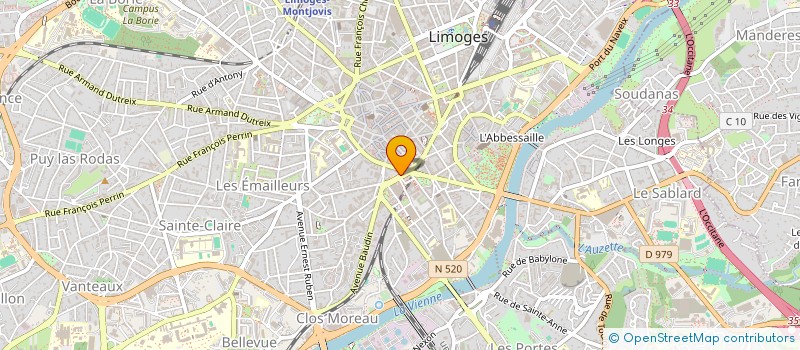 localisation de l'entreprise MONSIEUR ALA LATTAB à LIMOGES
