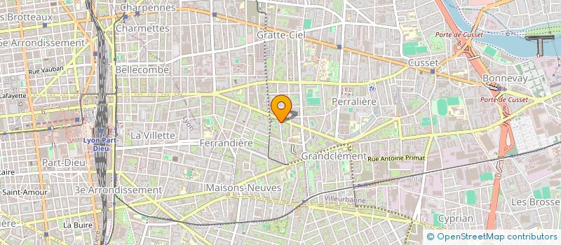 localisation de l'entreprise MONSIEUR ALA MELIANI  VILLEURBANNE