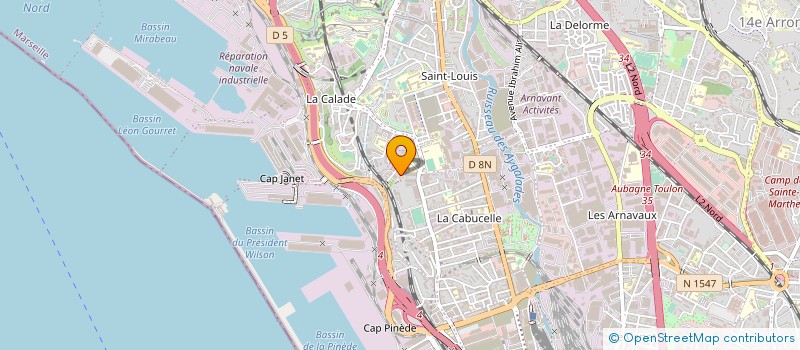 localisation de l'entreprise MONSIEUR ALA REJEB  MARSEILLE