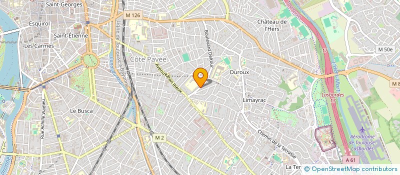 localisation de l'entreprise MONSIEUR ALA ROUAIGUIA  TOULOUSE