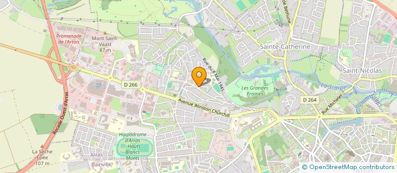 localisation de l'entreprise MONSIEUR ALAA AL-SIGAR à ARRAS