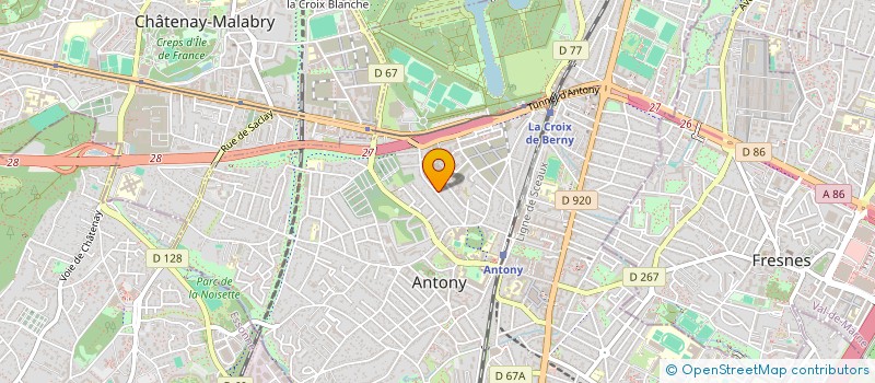 localisation de l'entreprise MONSIEUR ALAA EDDINE LABIDI à ANTONY