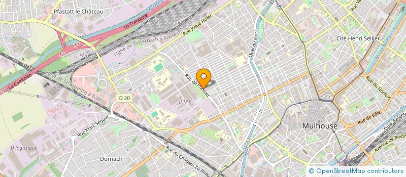 localisation de l'entreprise MONSIEUR ALAA EL HUSSEIN  MULHOUSE