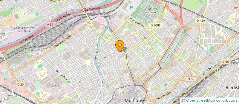 localisation de l'entreprise MONSIEUR ALAA KHALAF  MULHOUSE