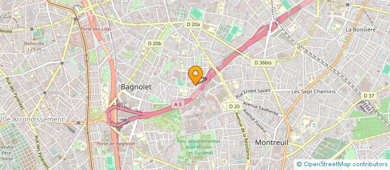 localisation de l'entreprise MONSIEUR ALAA SAGRATI à BAGNOLET