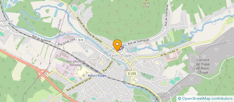 localisation de l'entreprise MONSIEUR ALAADDIN ASLAN  RAON-L'ETAPE