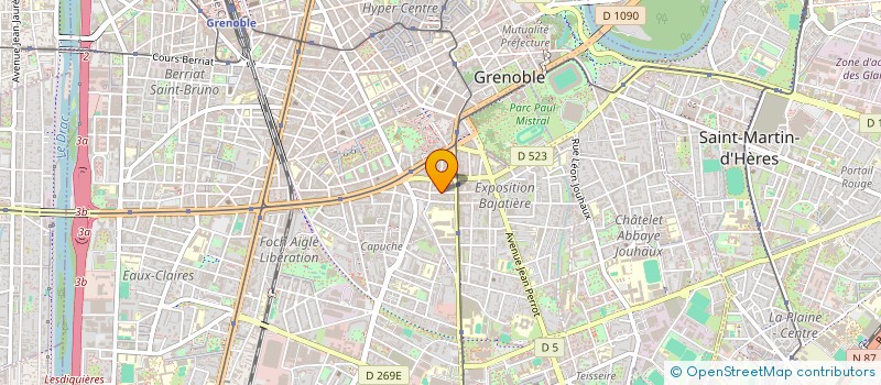 localisation de l'entreprise MONSIEUR ALAADDIN MAALAOUI  GRENOBLE