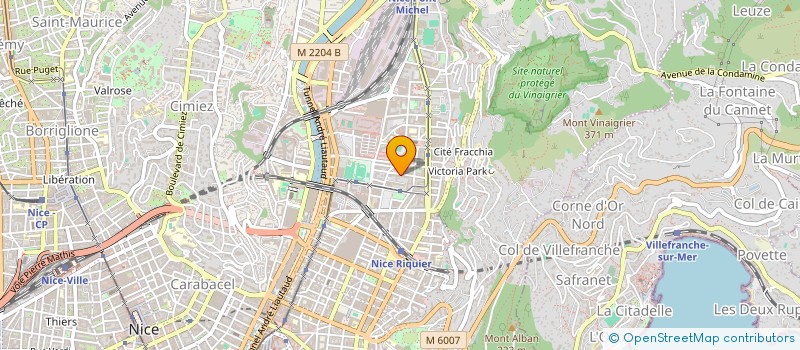 localisation de l'entreprise MONSIEUR ALAAEDDINE CHOUCHANE à NICE