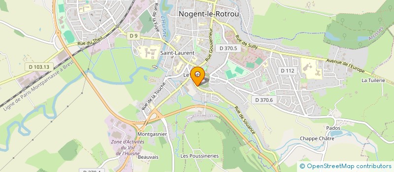 localisation de l'entreprise MONSIEUR ALAAEDDINE KACEM à NOGENT-LE-ROTROU