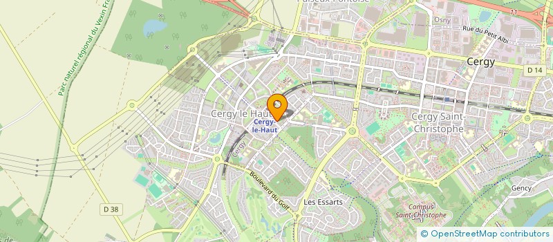 localisation de l'entreprise MONSIEUR ALAAN BUNZI DIA BILONGO  CERGY