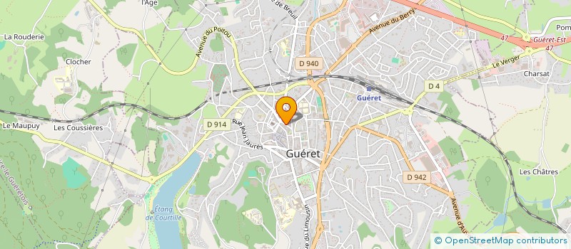 localisation de l'entreprise MONSIEUR ALADAR HORVAT à GUERET