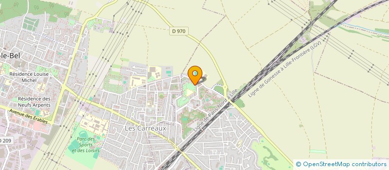 localisation de l'entreprise MONSIEUR ALADIN REBIAA à GONESSE