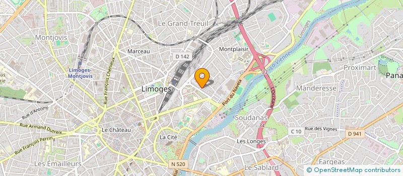 localisation de l'entreprise MONSIEUR ALADIN SILINI à LIMOGES