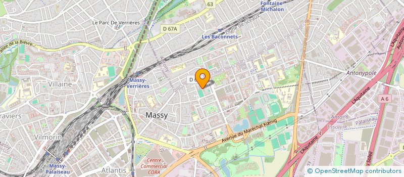 localisation de l'entreprise MONSIEUR ALADIN ZERRIAA à MASSY