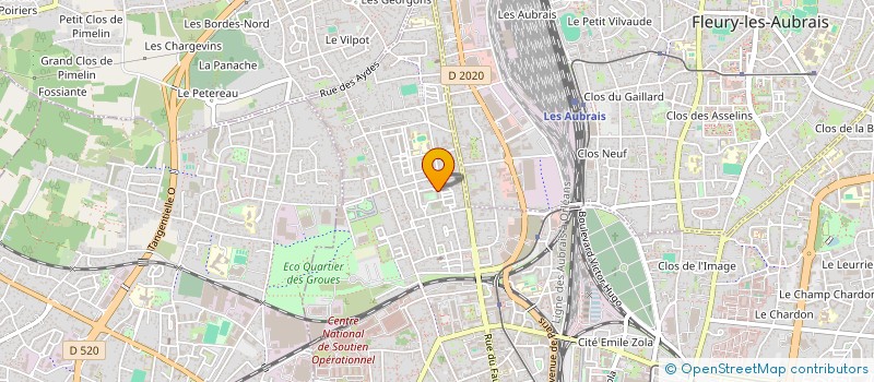localisation de l'entreprise MONSIEUR ALADJI KABBA à ORLEANS