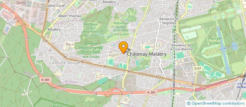 localisation de l'entreprise MONSIEUR ALADJI NIANG COLY  CHATENAY-MALABRY