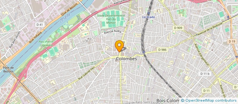 localisation de l'entreprise MONSIEUR ALAE IBRAHIMI à COLOMBES