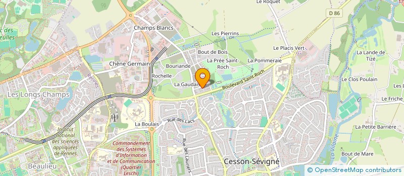 localisation de l'entreprise MONSIEUR ALAE KARMAOUI CHAAOUAOUI  CESSON-SEVIGNE