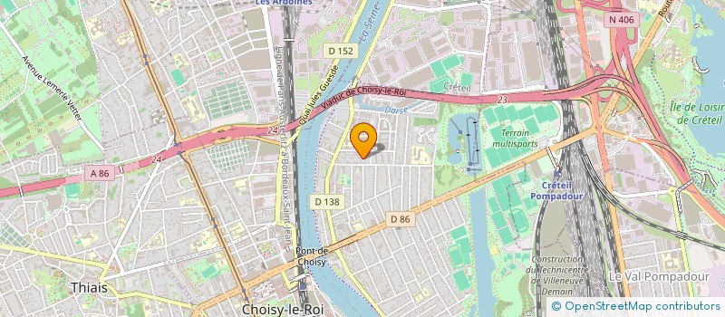 localisation de l'entreprise MONSIEUR ALAEDDINE BASTI  CHOISY-LE-ROI