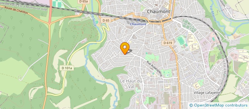 localisation de l'entreprise MONSIEUR ALAEDDINE BEN BRAHIM à CHAUMONT