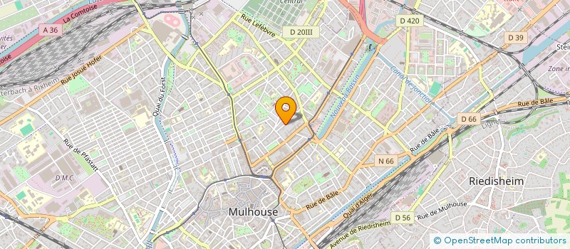 localisation de l'entreprise MONSIEUR ALAEDDINE BRIOUA  MULHOUSE