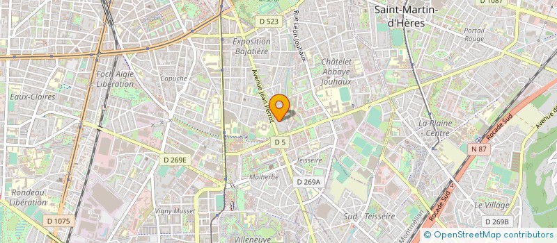 localisation de l'entreprise MONSIEUR ALAEDDINE GUERNINE à GRENOBLE