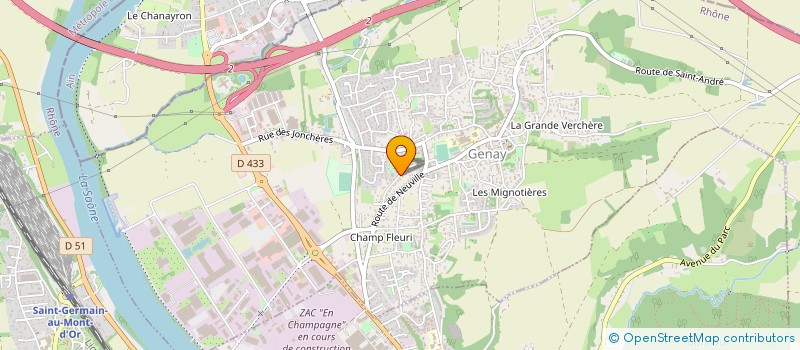 localisation de l'entreprise MONSIEUR ALAEDDINE GUESSOUM  GENAY