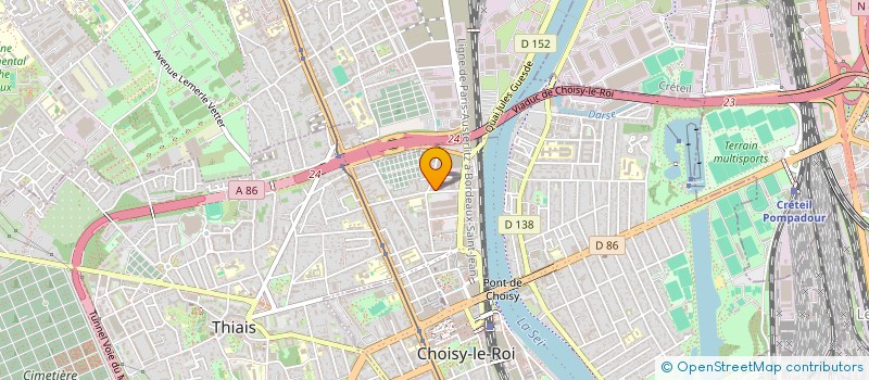 localisation de l'entreprise MONSIEUR ALAEDDINE HAMDI  CHOISY-LE-ROI