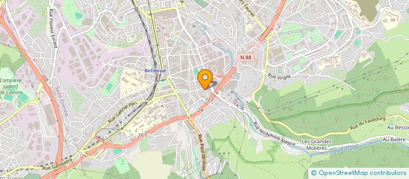 localisation de l'entreprise MONSIEUR ALAEDDINE MANOUBI  SAINT-ETIENNE