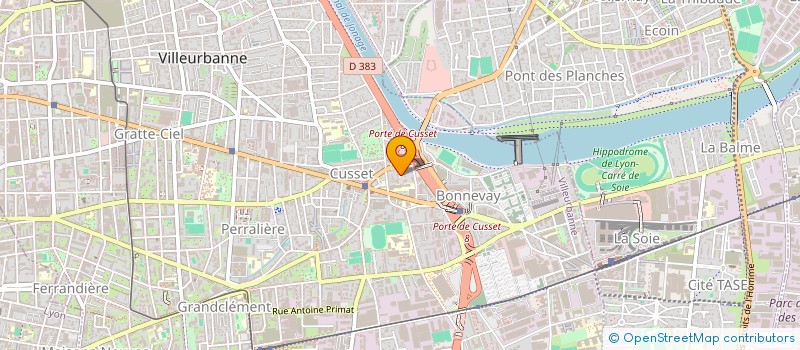 localisation de l'entreprise MONSIEUR ALAEDDINE NACHET  VILLEURBANNE