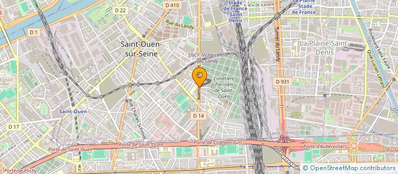 localisation de l'entreprise MONSIEUR ALAEDDINE OUERTANI à SAINT-OUEN-SUR-SEINE