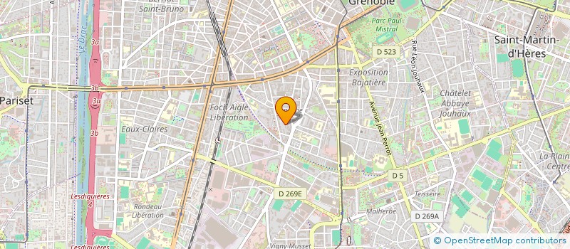 localisation de l'entreprise MONSIEUR ALAFOUSSENE TRAORE  GRENOBLE