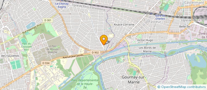 localisation de l'entreprise MONSIEUR ALAILSON DOS SANTOS COELHO  RICHEVILLE