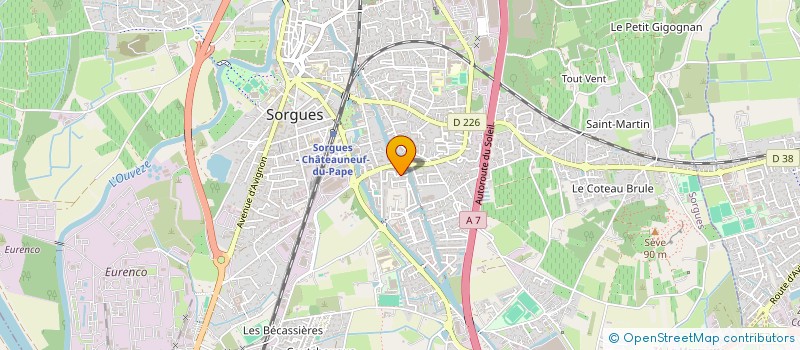 localisation de l'entreprise MONSIEUR ALAIN ABDELLI à SORGUES