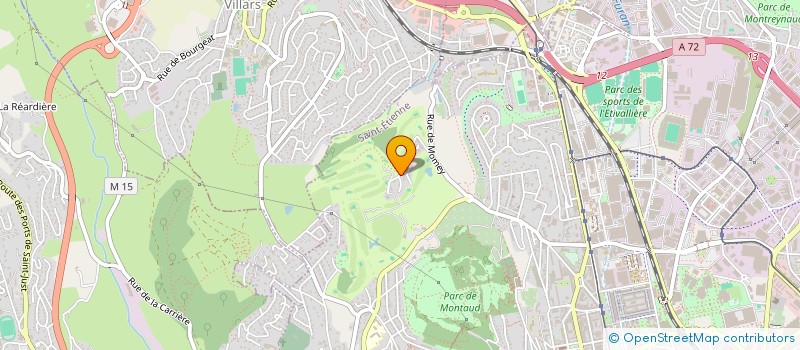 localisation de l'entreprise MONSIEUR ALAIN ABERLENC  SAINT-ETIENNE