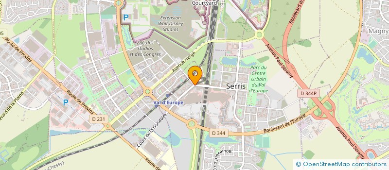 localisation de l'entreprise MONSIEUR ALAIN ABITBOL  SERRIS