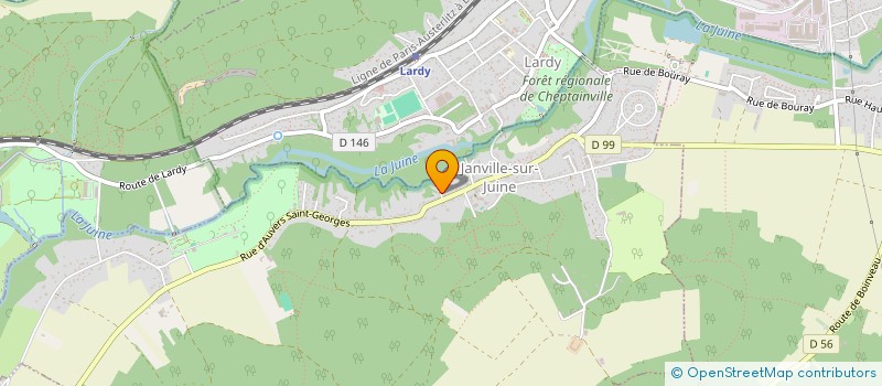 localisation de l'entreprise MONSIEUR ALAIN ABLIN  JANVILLE-SUR-JUINE