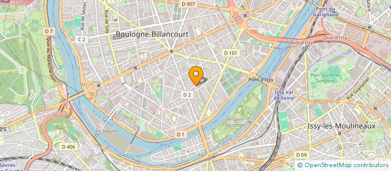 localisation de l'entreprise MONSIEUR ALAIN ABRAMATIC à BOULOGNE-BILLANCOURT