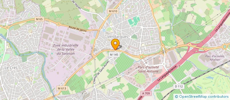 localisation de l'entreprise MONSIEUR ALAIN ABRIL à VENDARGUES