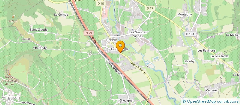 localisation de l'entreprise MONSIEUR ALAIN ACHOURI  PRISSE