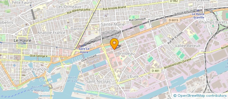 localisation de l'entreprise MONSIEUR ALAIN ADAM à LE HAVRE