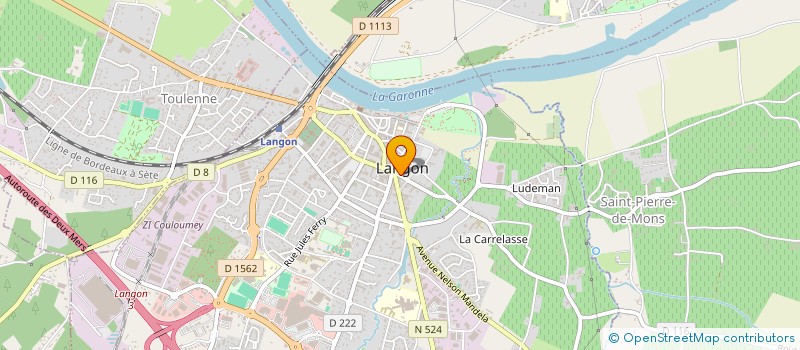 localisation de l'entreprise MONSIEUR ALAIN ADNANE à LANGON