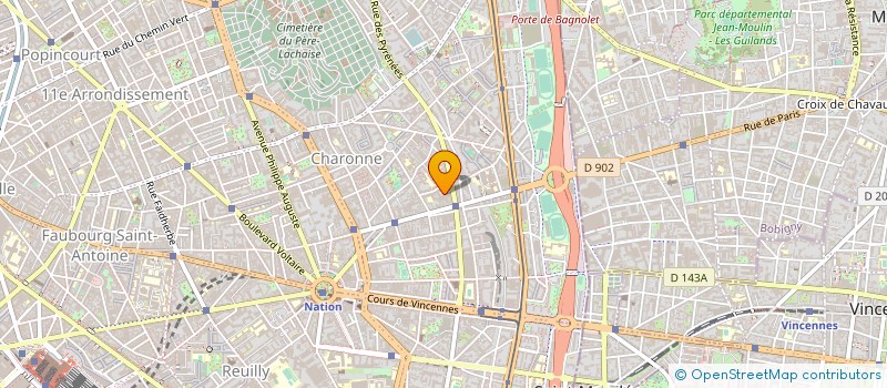 localisation de l'entreprise MONSIEUR ALAIN AFAKOME  PARIS