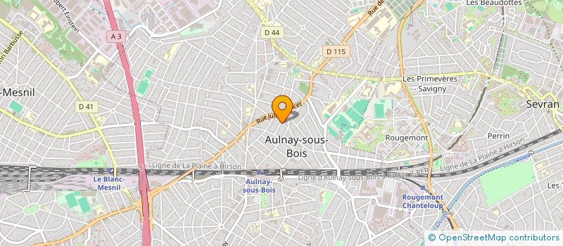 localisation de l'entreprise MONSIEUR ALAIN AFRIAT à AULNAY-SOUS-BOIS