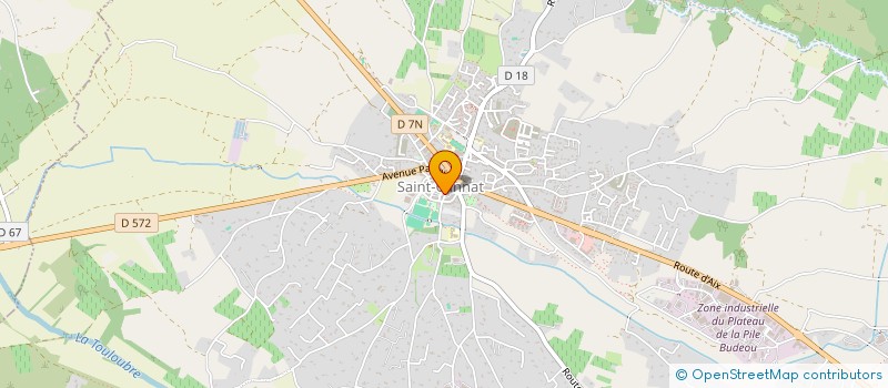 localisation de l'entreprise MONSIEUR ALAIN AGOSTINI  SAINT-CANNAT